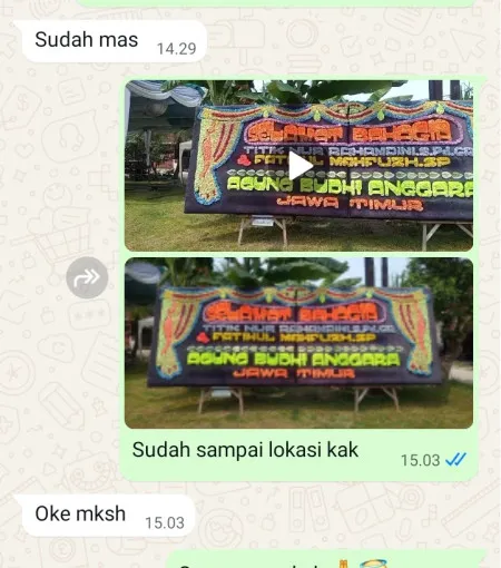 Pengiriman Papan Bunga Wanakerta Telukjambe Barat