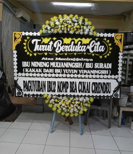 Papan Bunga Duka Wanakerta Telukjambe Barat