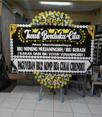 Papan Bunga di Wanakerta Telukjambe Barat